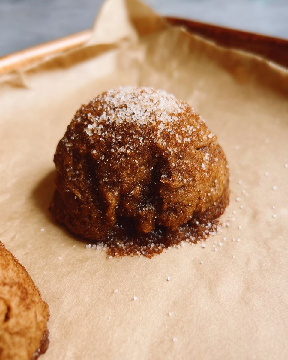 Whisking brown butter into pumpkin cookie dough