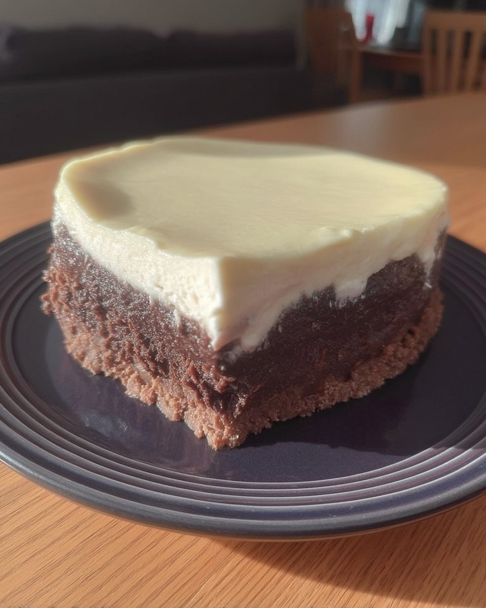 Creamy white cheesecake batter being mixed in a bowl