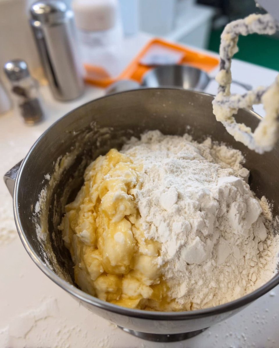 Cake Mix Lemon Cookies 13 Bowl of lemon cookie dough resting in a refrigerator