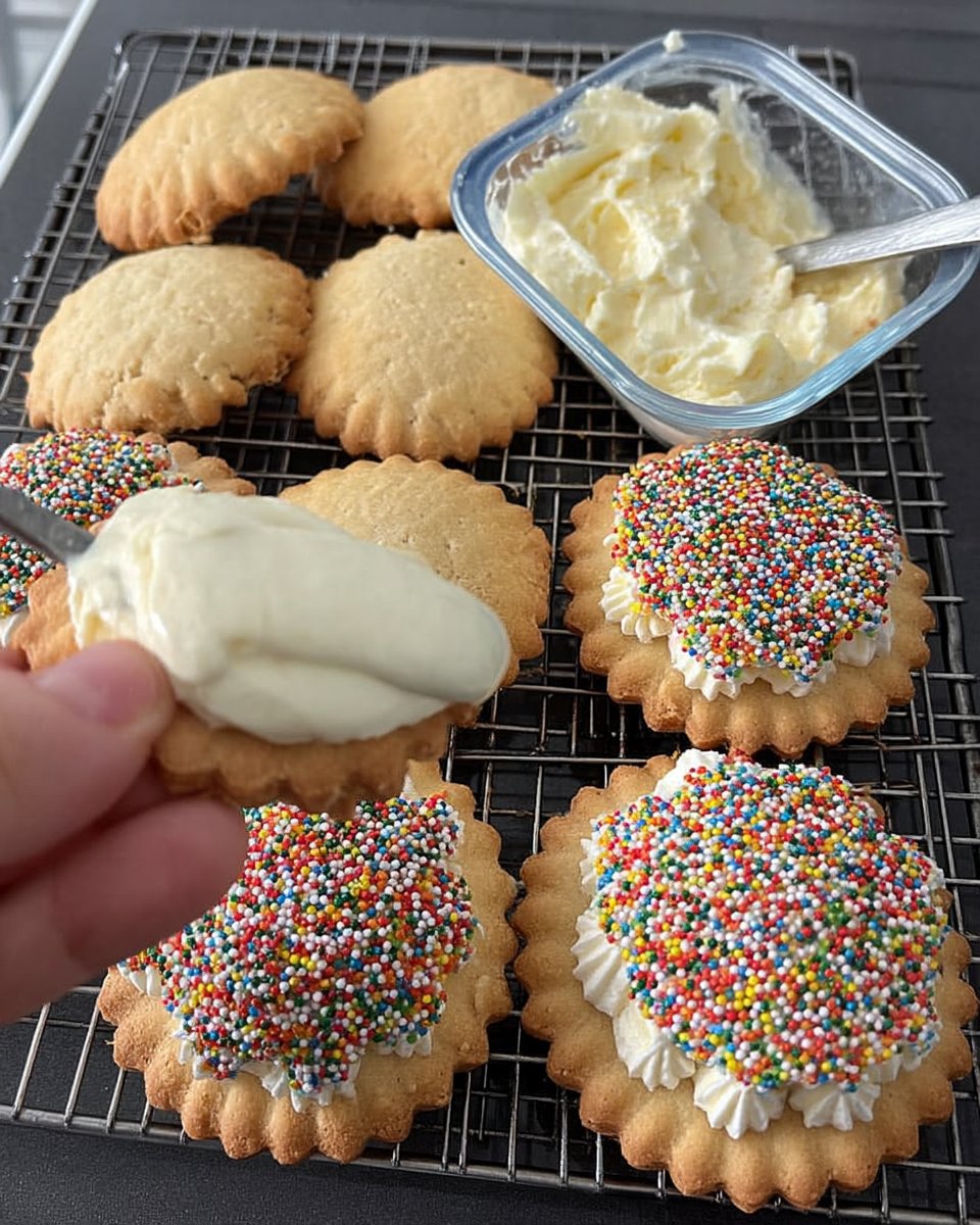 Home - ِCookies Charm - More is More 7 Fairy cookies topped with natural colorful sprinkles
