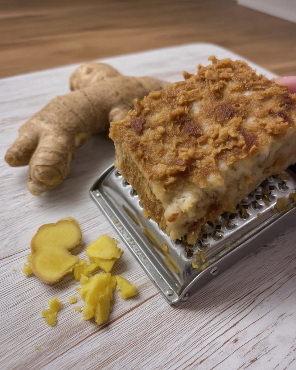 Bowls of fresh grated ginger and chopped crystallized ginger with molasses
