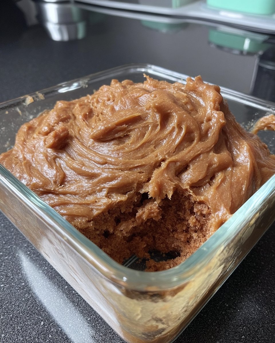 Glass jar of creamy homemade sugar free peanut butter with a spoon
