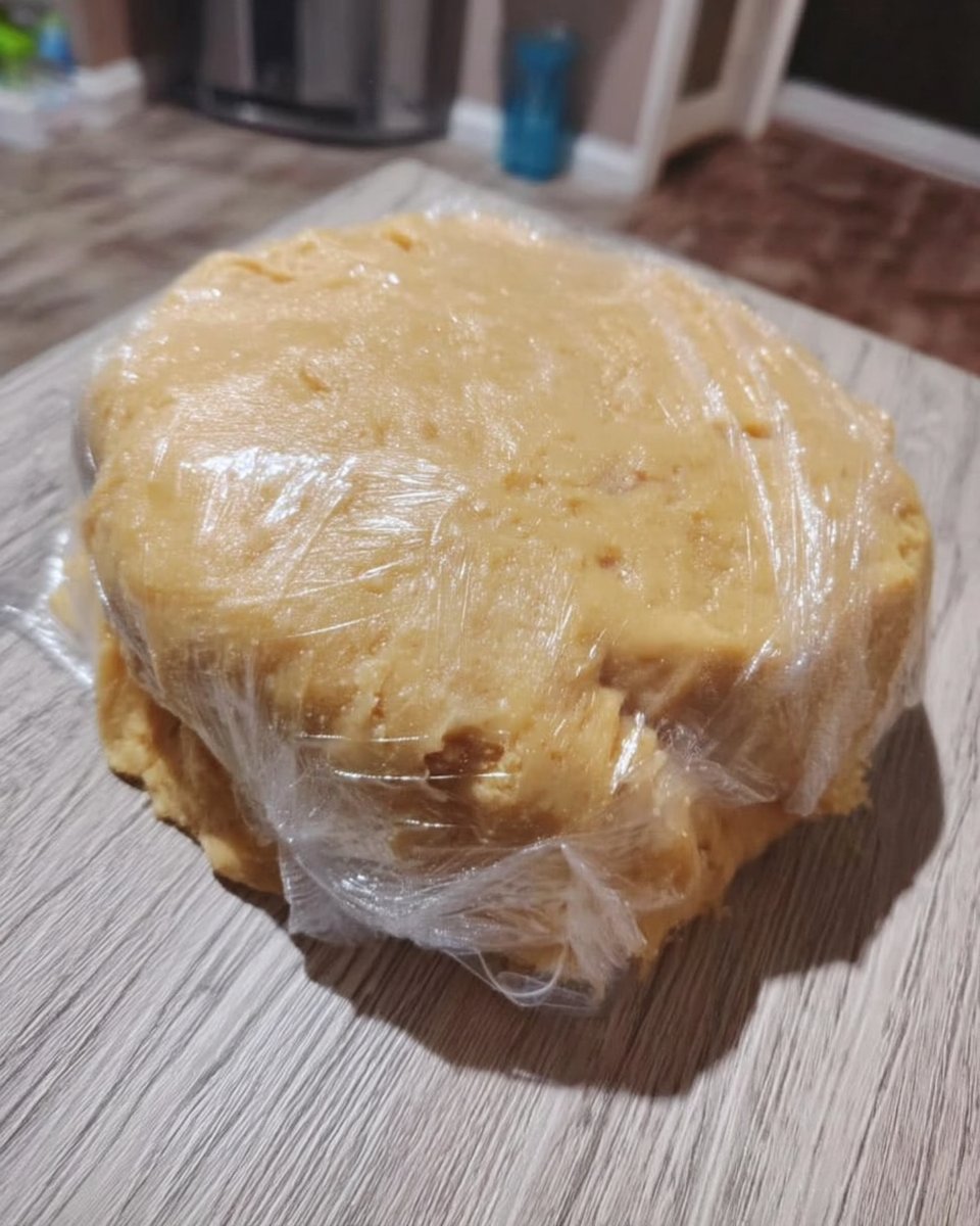 Ingredients for kourabiedes including toasted almonds butter and orange blossom water