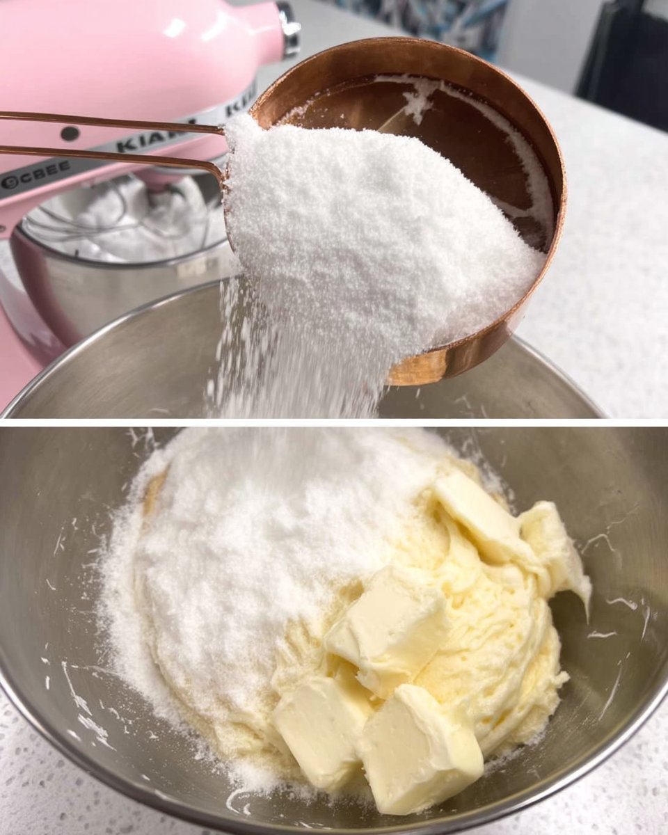 Ingredients for chocolate chip cookies including butter flour and chocolate chips