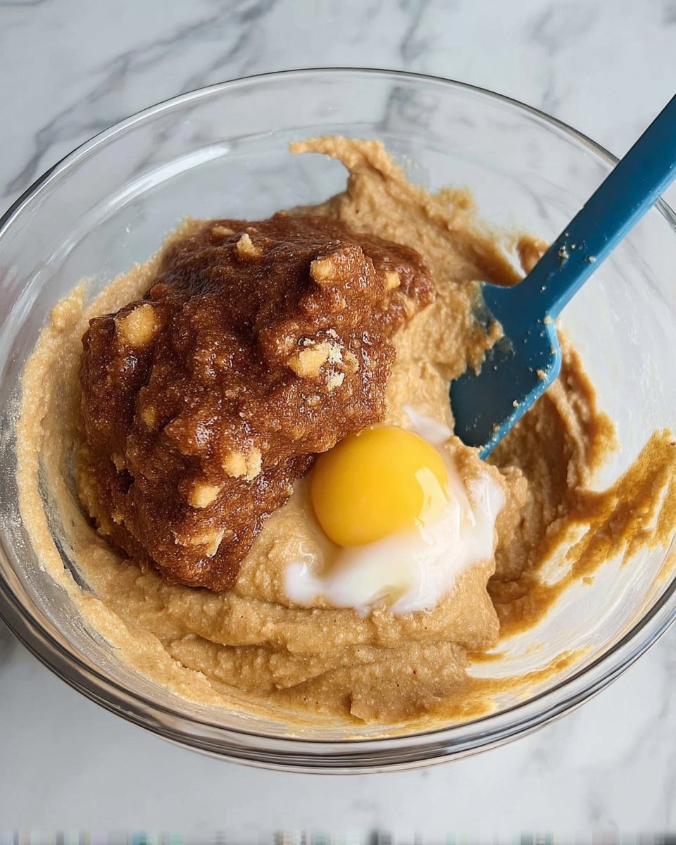 A jar of natural peanut butter, organic white cane sugar, and a fresh brown egg on a natural linen cloth.