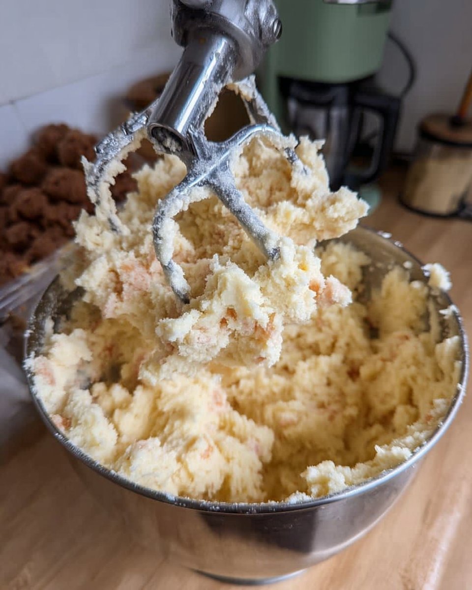 Light and fluffy creamed butter and sugar in a mixing bowl