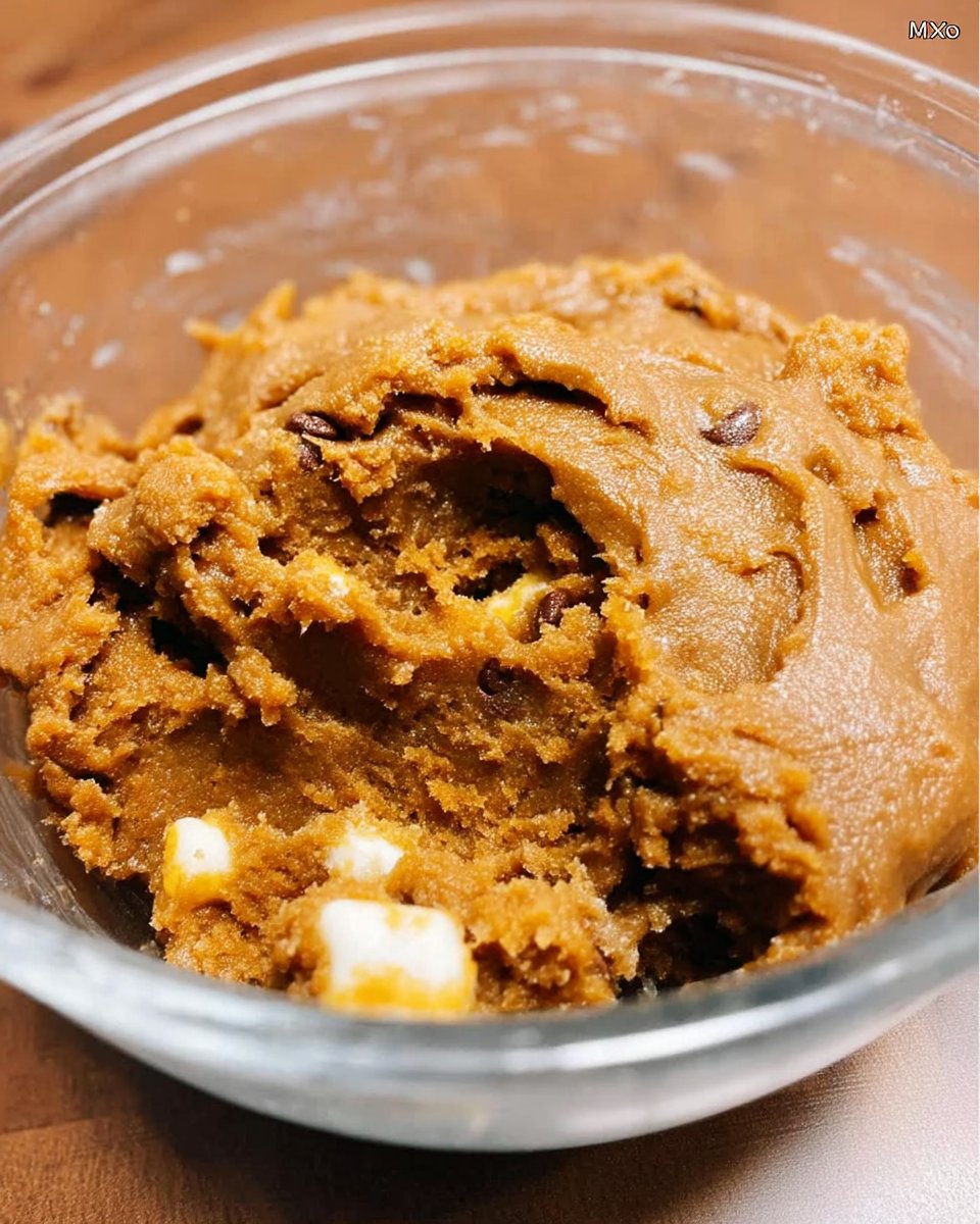 Ingredients for pumpkin cookies including pumpkin puree and fall spices