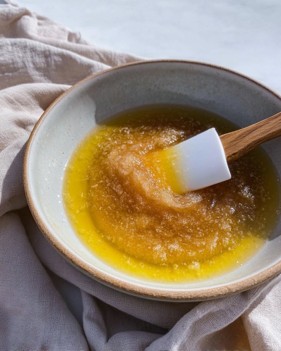 Gluten Free Snickerdoodles 12 Glass bowls containing almond flour, sweet rice flour, oat flour, and tapioca flour on a marble counter.