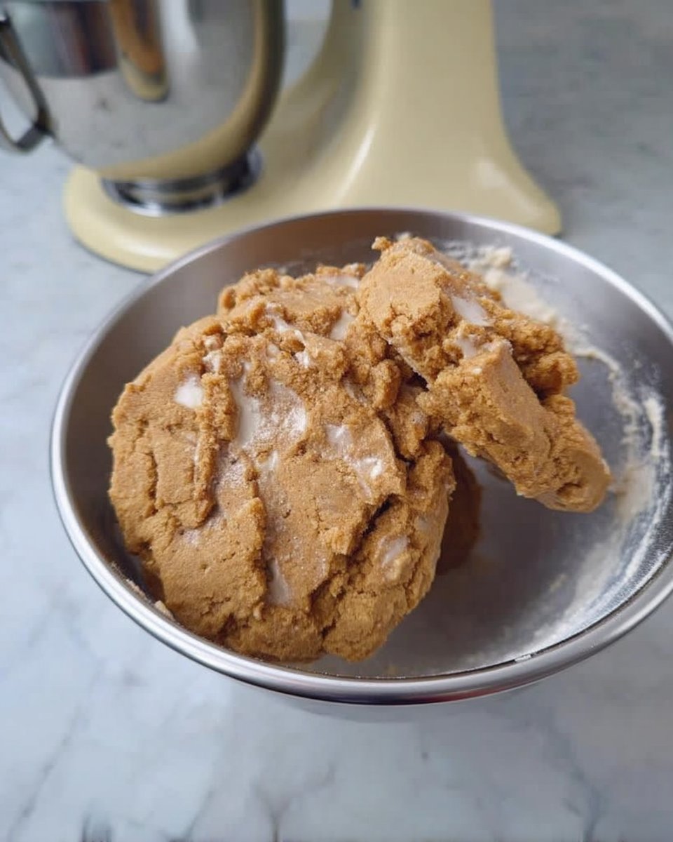 Scooping oatmeal cookie dough onto a baking sheet