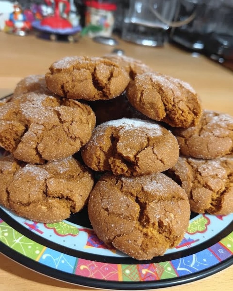A plate of black pepper ginger cookies served with a glass of fresh milk
