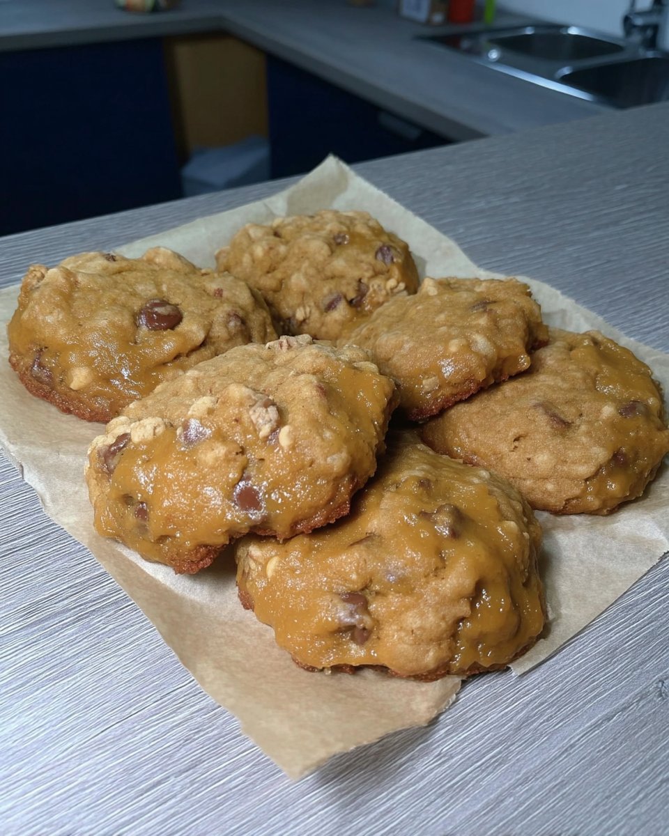 Warm milk chocolate chip cookie served with milk