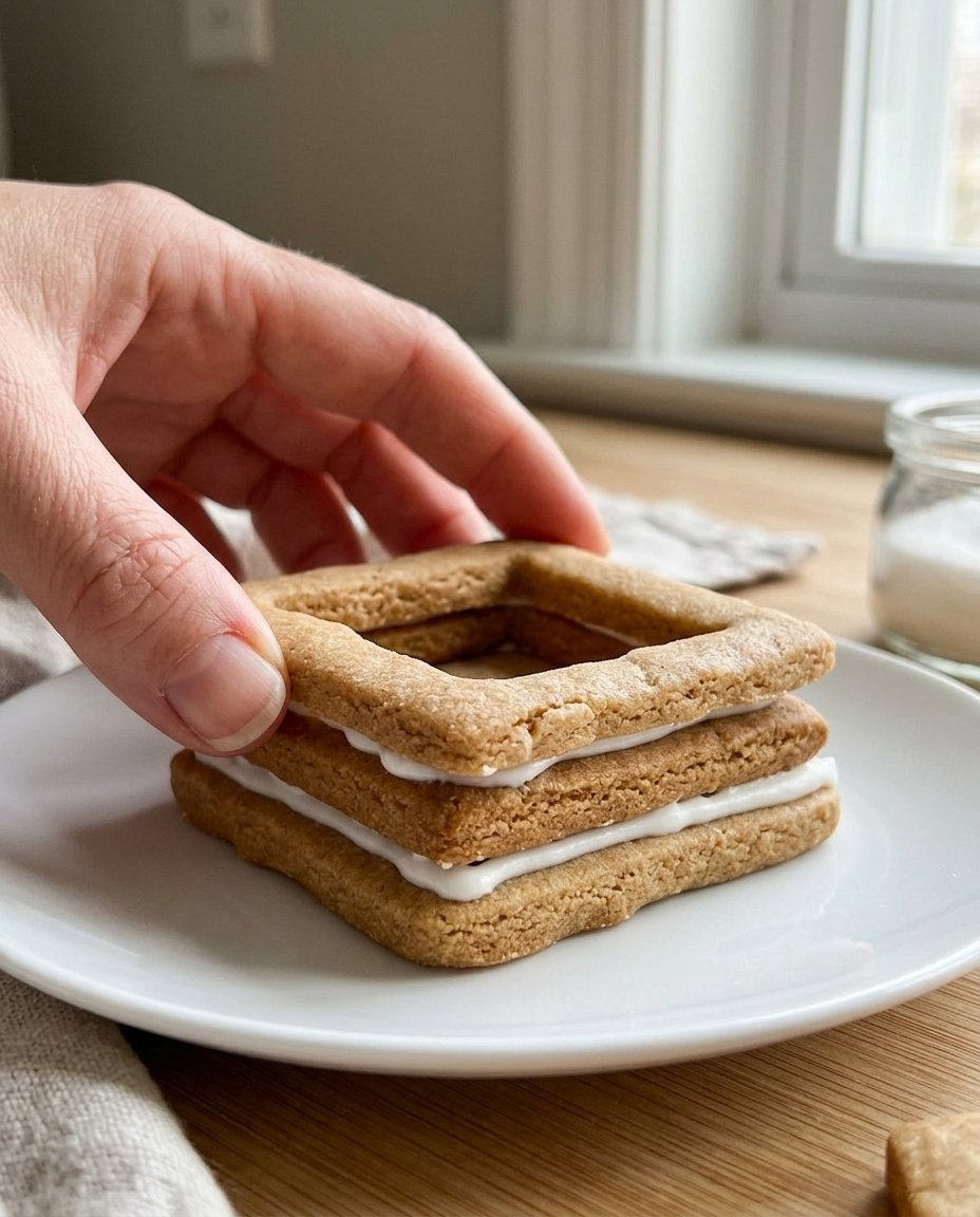 Hand mixing cookie dough from the gift jar foundation