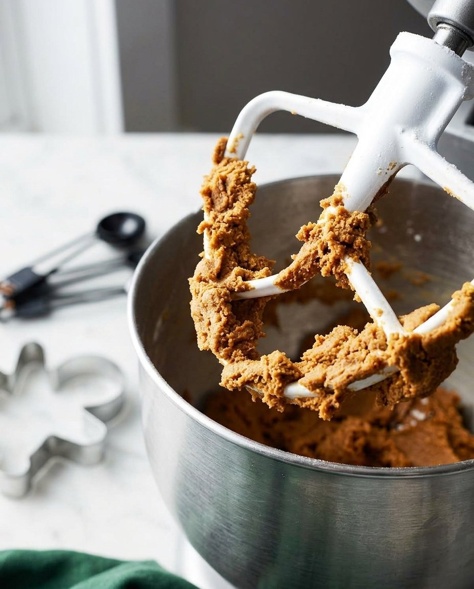 Mounds of pumpkin cookie dough on a baking sheet ready for the oven