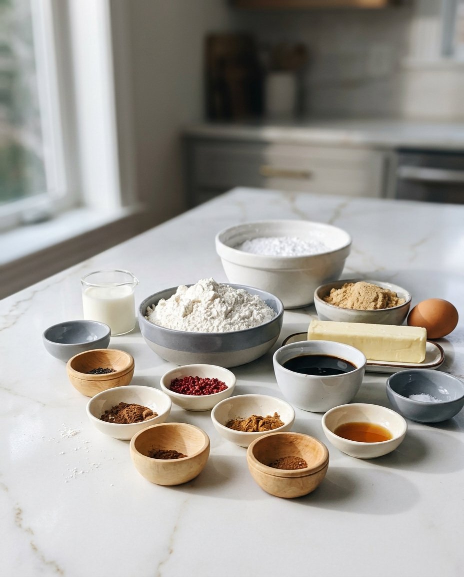 Bowls of softened butter and chopped pecans ready to be mixed into cookie dough