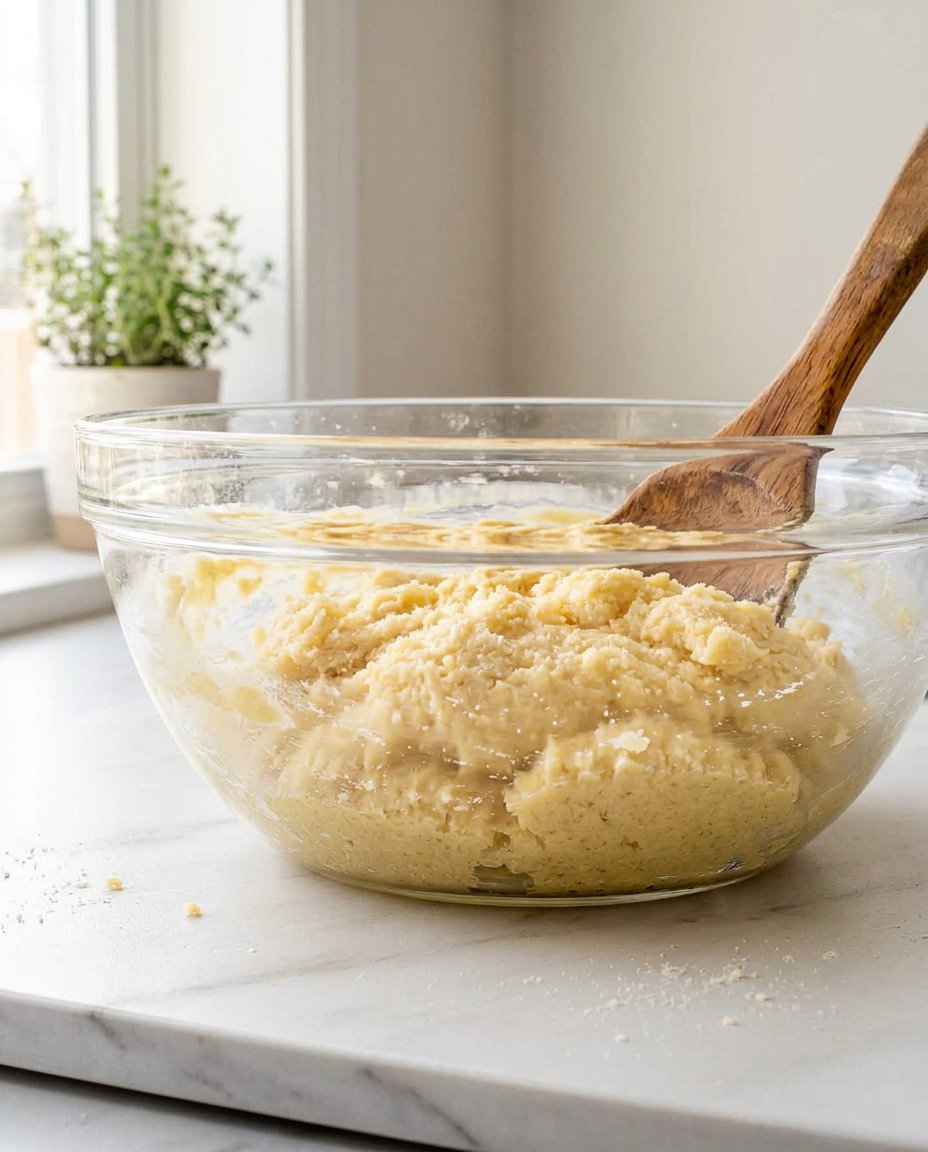 A log of butter cookie dough wrapped in parchment paper