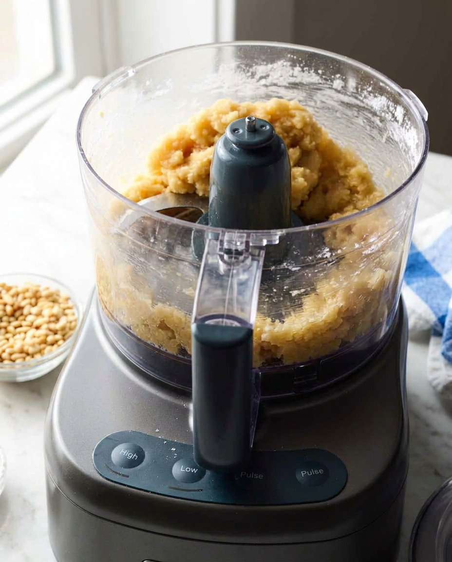Struffoli 13 Small dough balls frying in a skillet of golden olive oil until puffed and crisp.