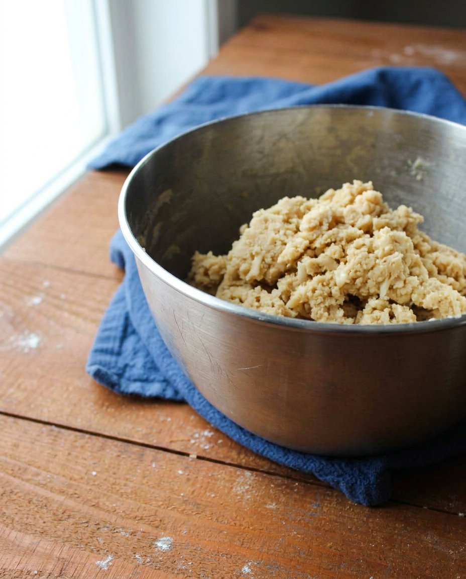 Bowls of fresh flour, high-quality butter, cinnamon sticks, and a large pile of slivered almonds.