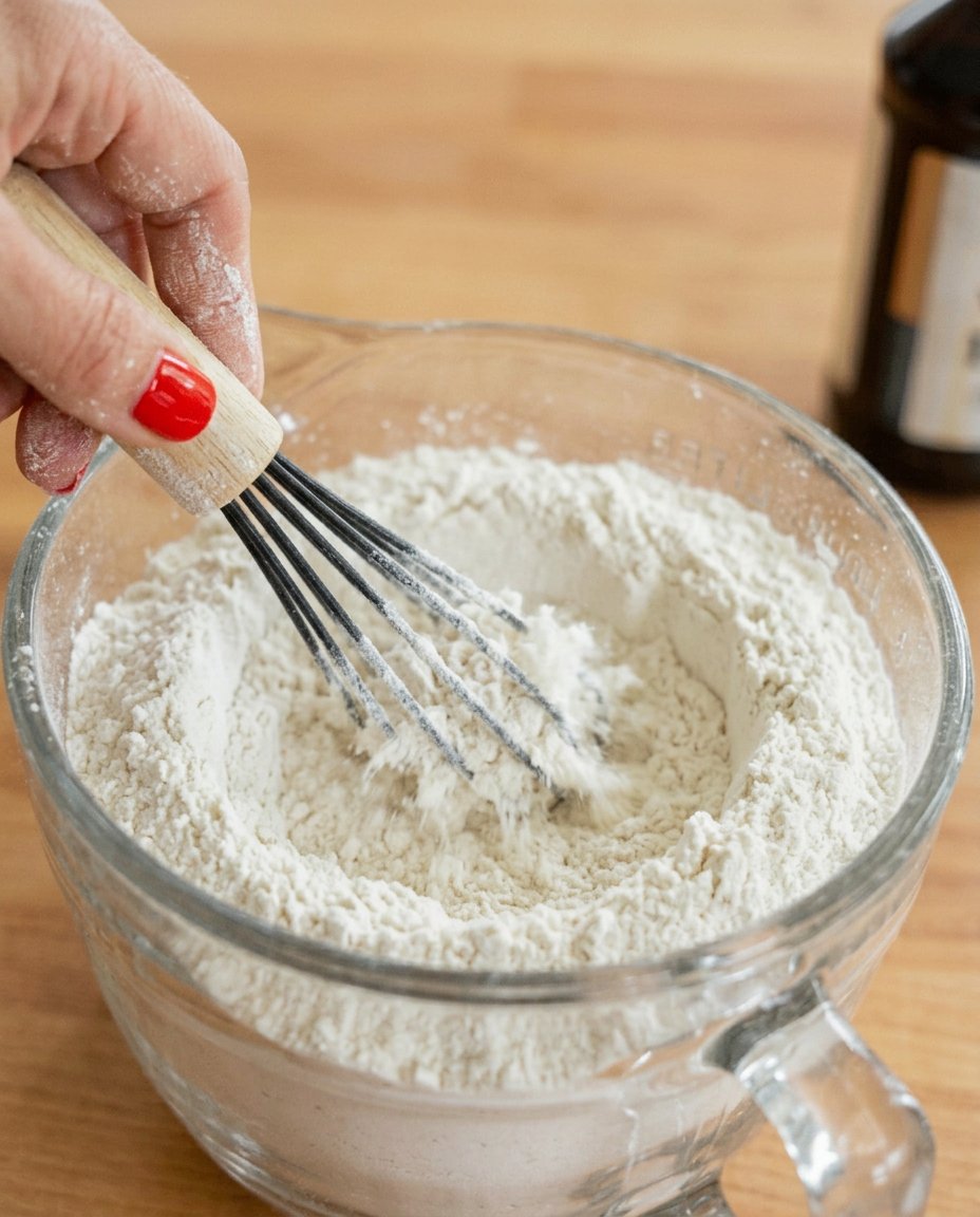 Ingredients for cherry cordial cookies including dried cherries and chocolate chips