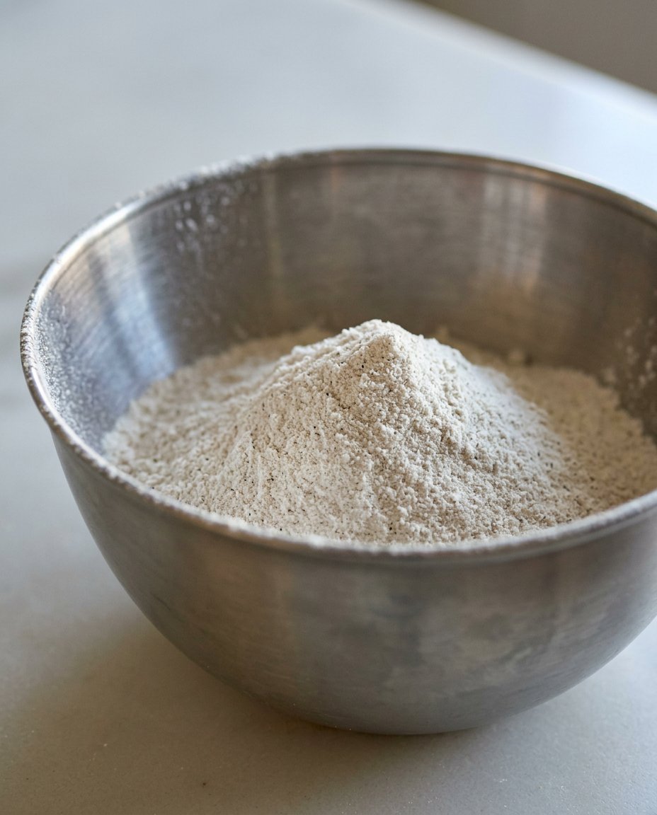 An array of ingredients including rolled oats, a bowl of rum-soaked raisins, and sticks of butter