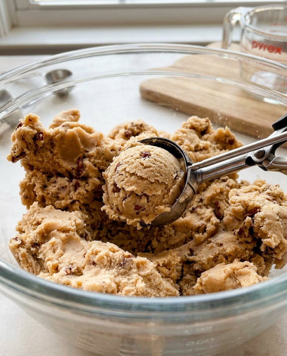 A flat lay of ingredients including a bottle of maple syrup, butter, flour, and cinnamon sticks.