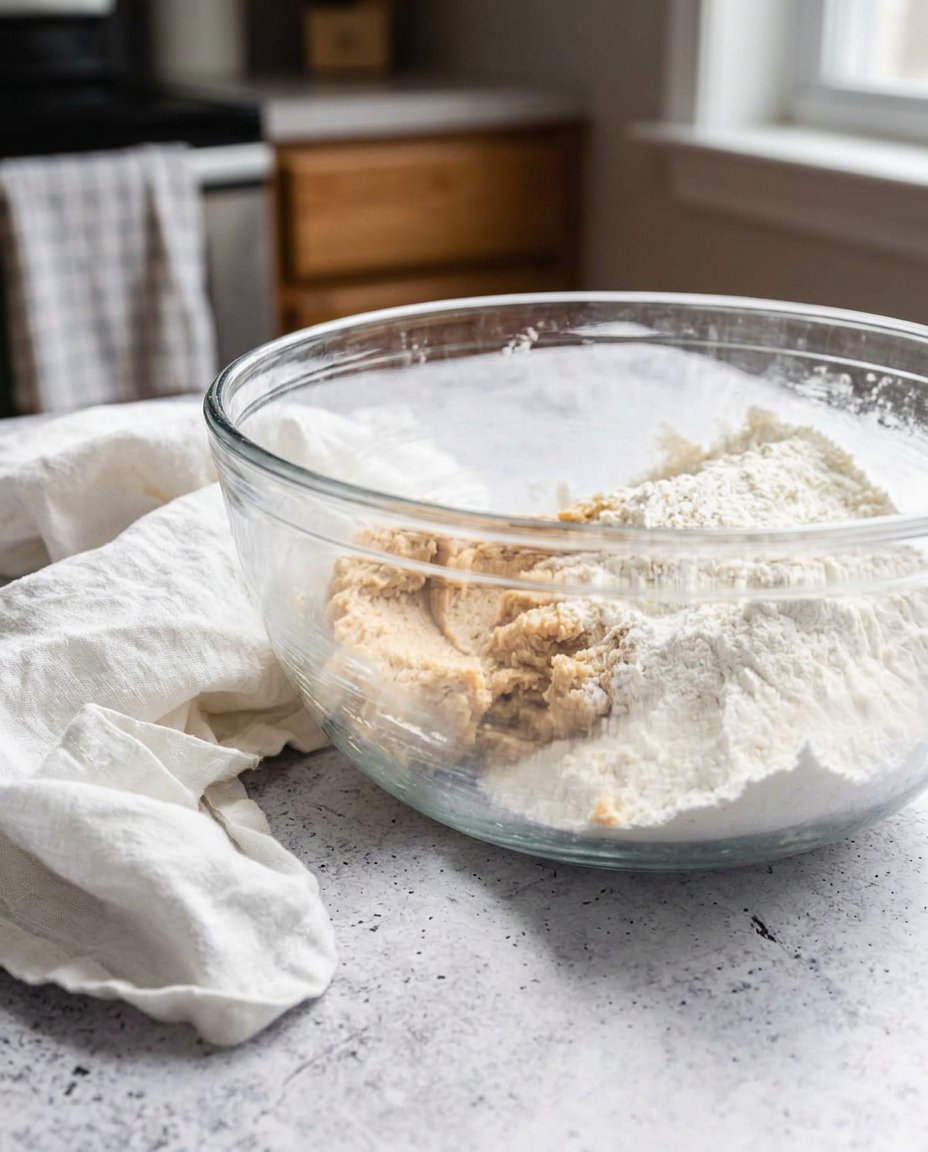 Ingredients for lofthouse copycat including flour, butter, sour cream, and vanilla.
