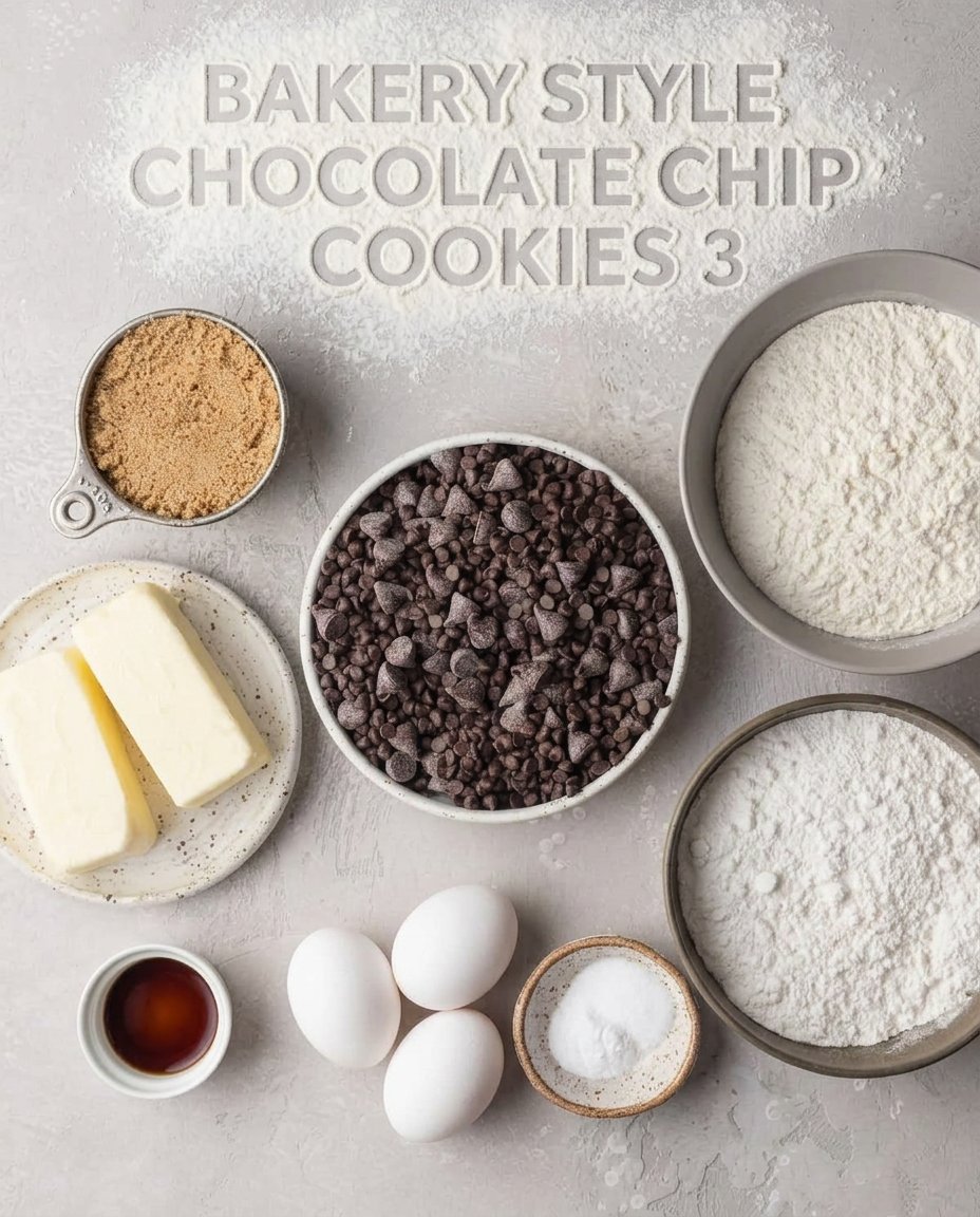 Measured bowls of all purpose flour cake flour and unsalted butter