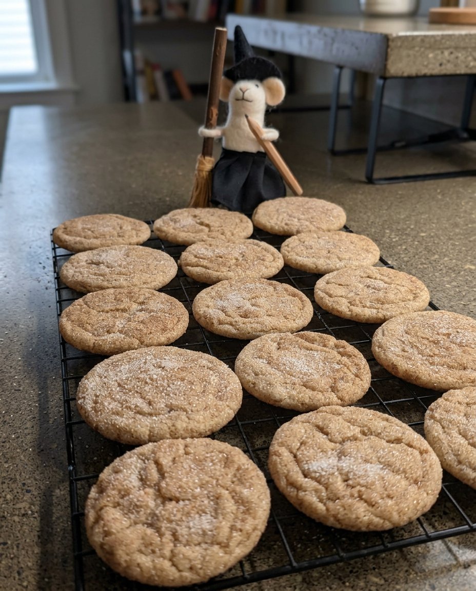 A hand rolling a ball of cookie dough in a bowl of cinnamon and sugar.