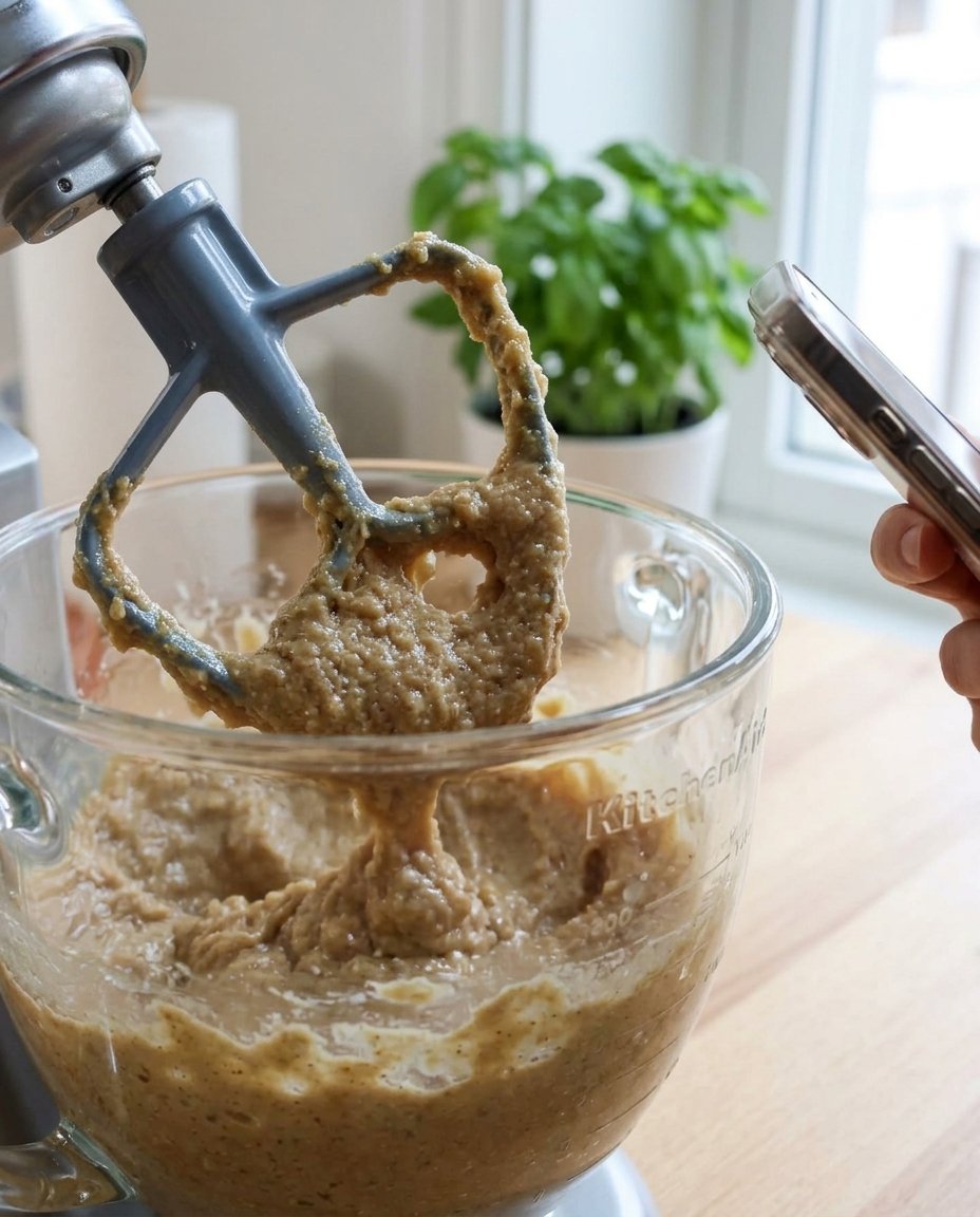A cookie scoop portioning out soft sugar cookie dough into round balls.