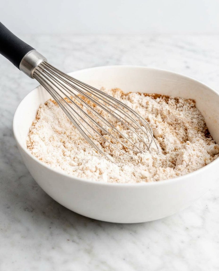 A hand using a large cookie scoop to place dough balls onto a baking sheet