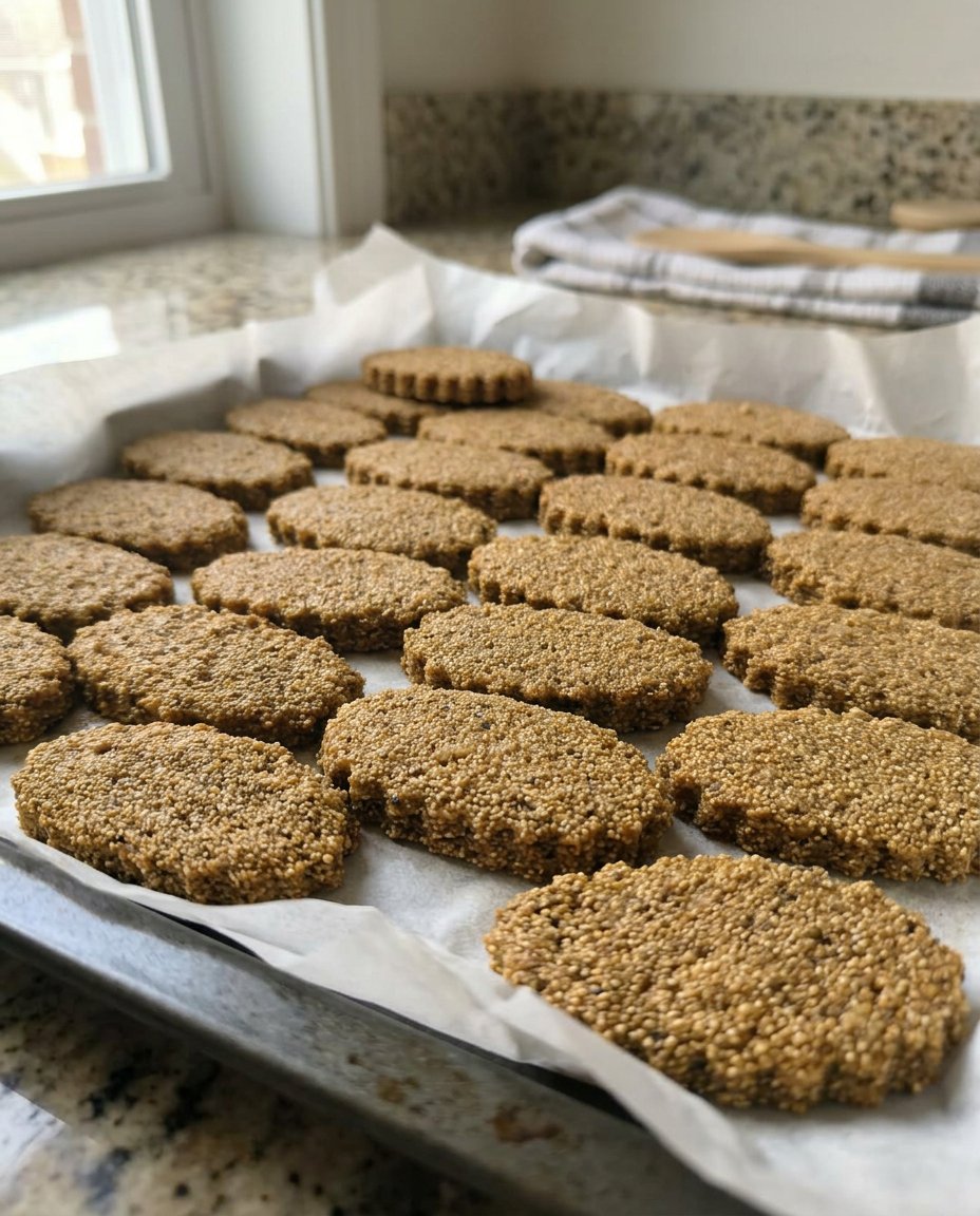 Butter cookies served on a plate next to a cup of hot tea