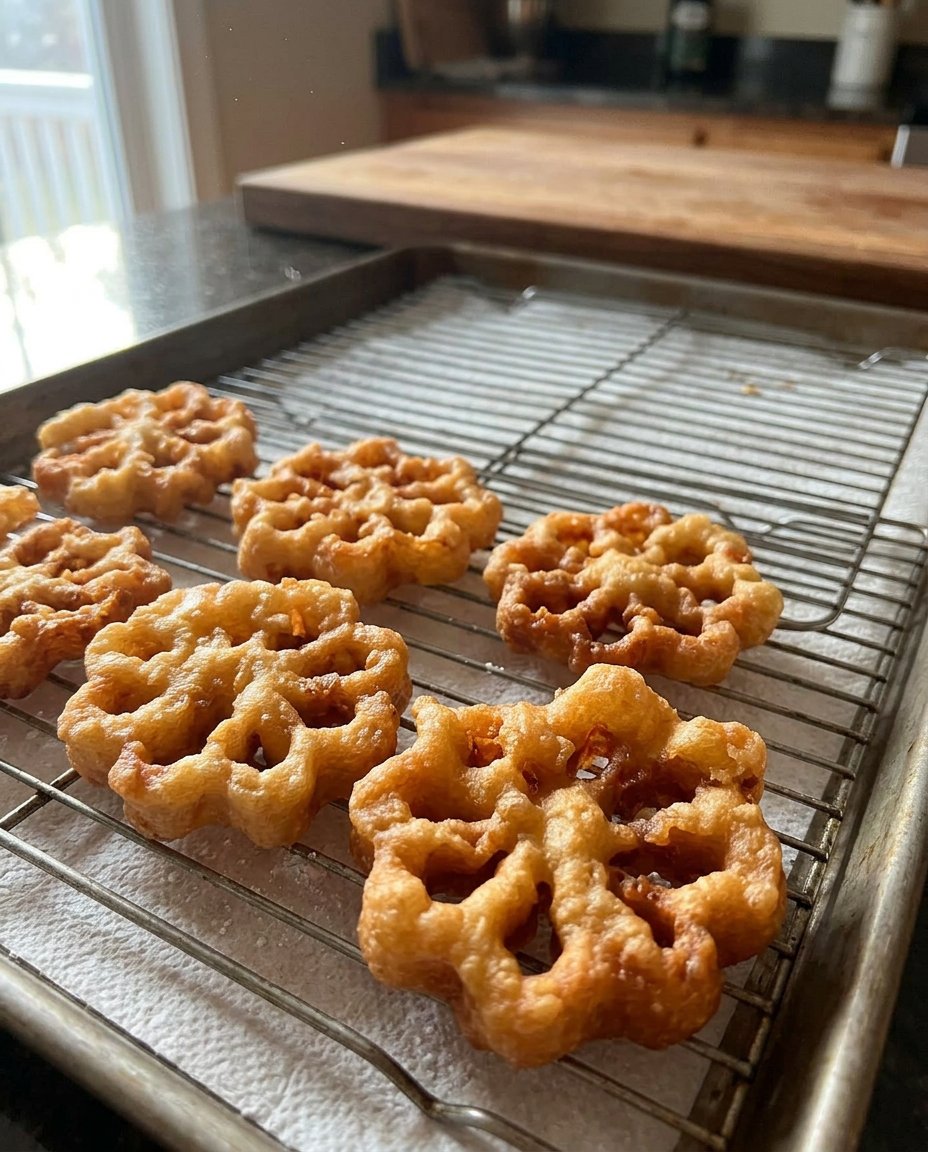 Rosettes 14 A festive platter of rosettes served with a cup of coffee