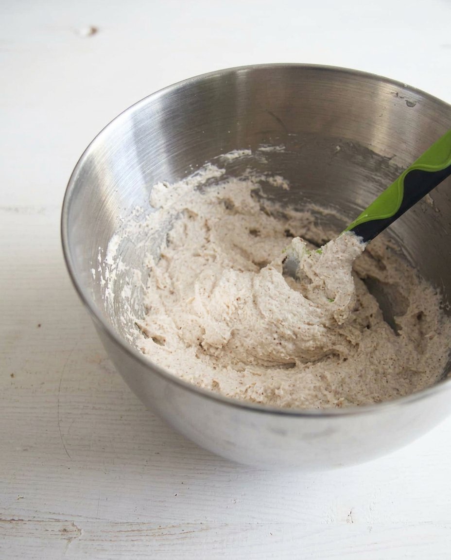 Ricciarelli 13 Hand-shaping the soft almond dough into ovals