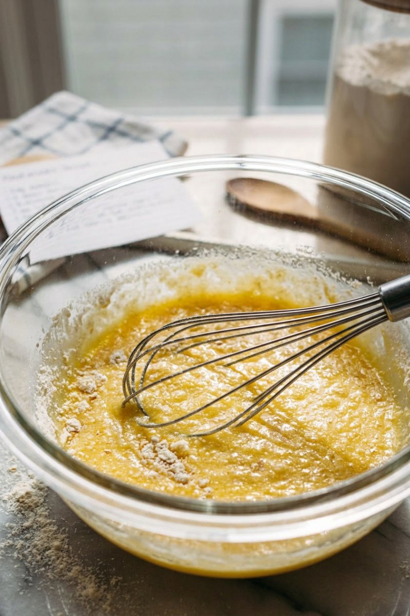 Ingredients for Polvorones dough including shortening and sugar