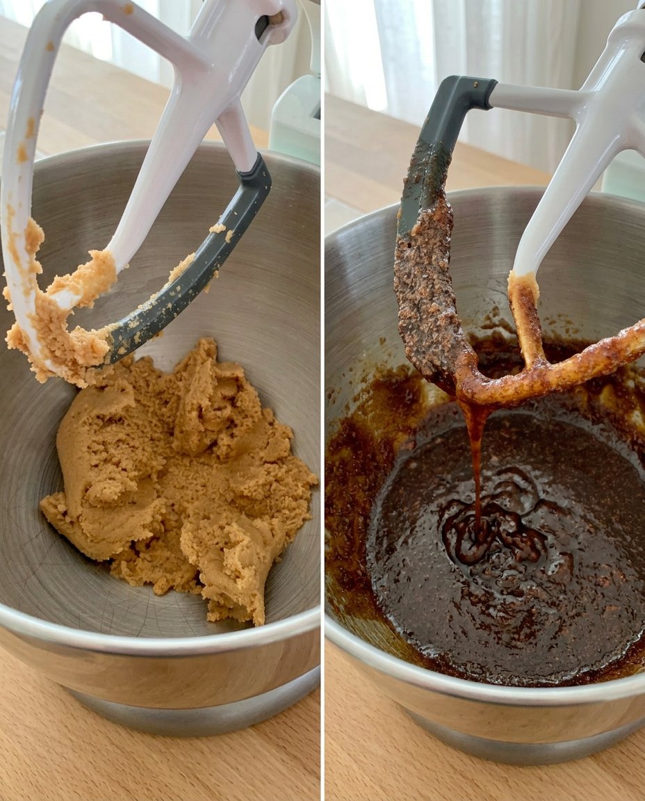 Spring Flower Cookies 13 Dough being loaded into a cookie press for spring flower cookies