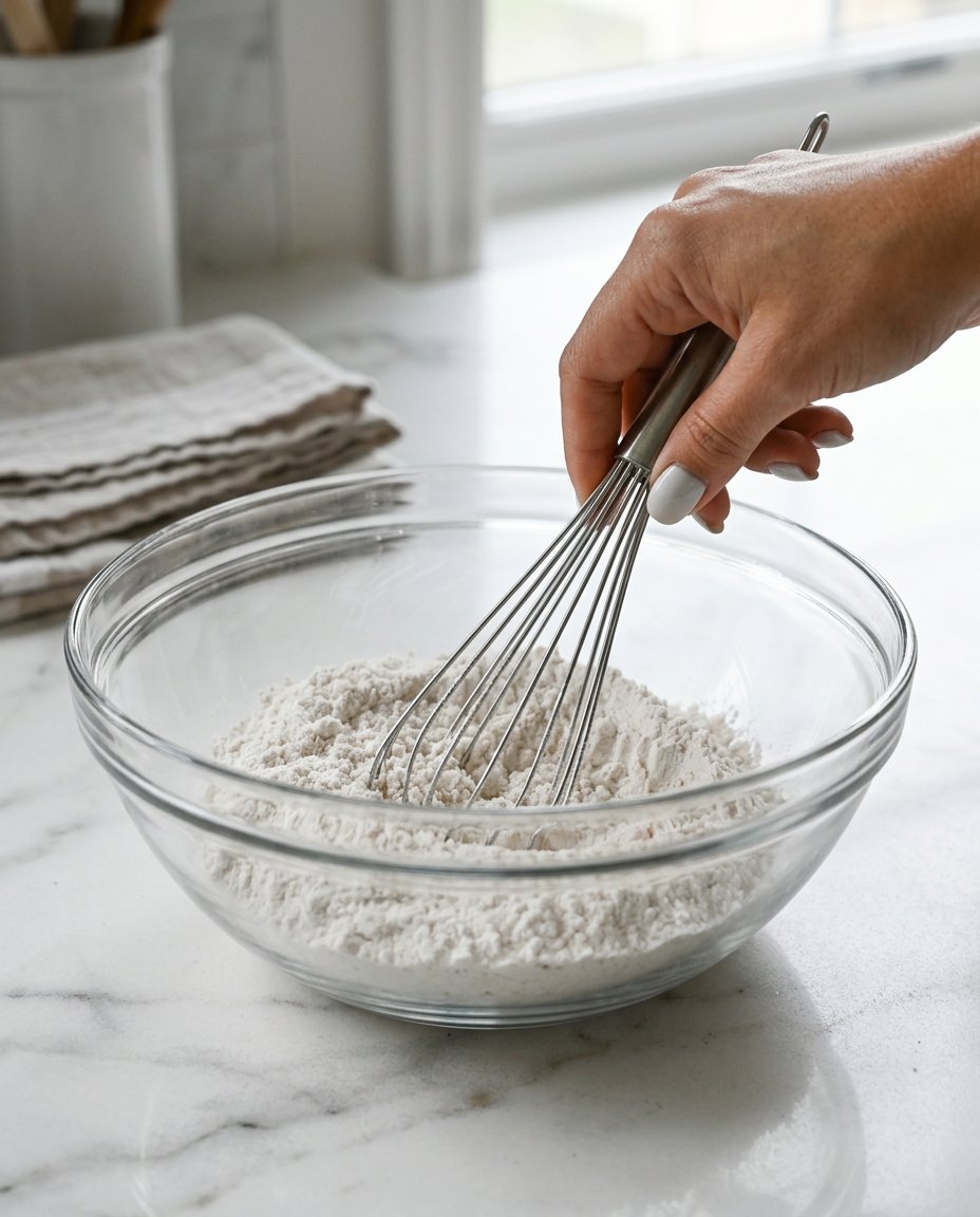 Creamed butter and tahini mixture in a silver mixing bowl