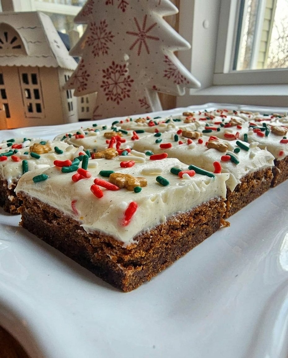 Soft gingerbread cookies with crisp edges and natural spice colors.