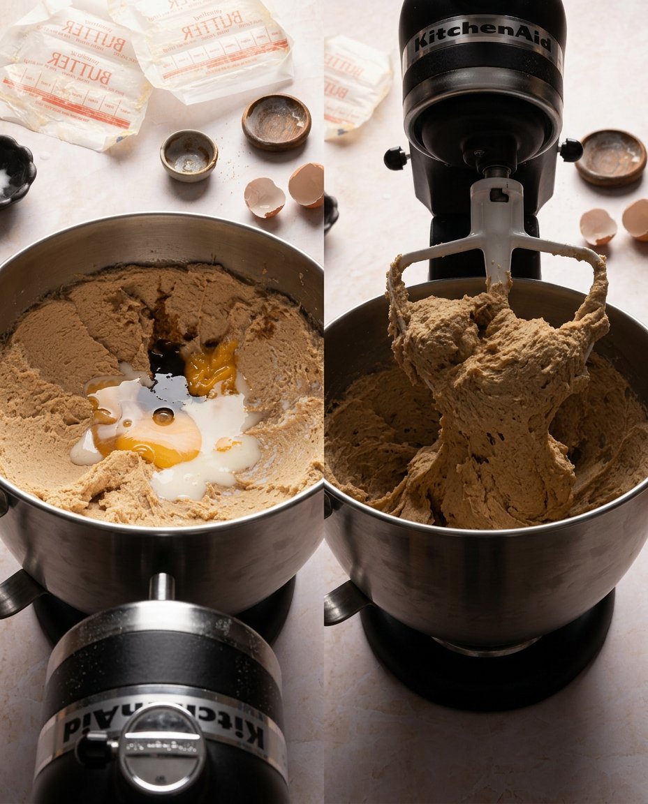 Scoops of chilled brown sugar cookie dough rolled in granulated sugar