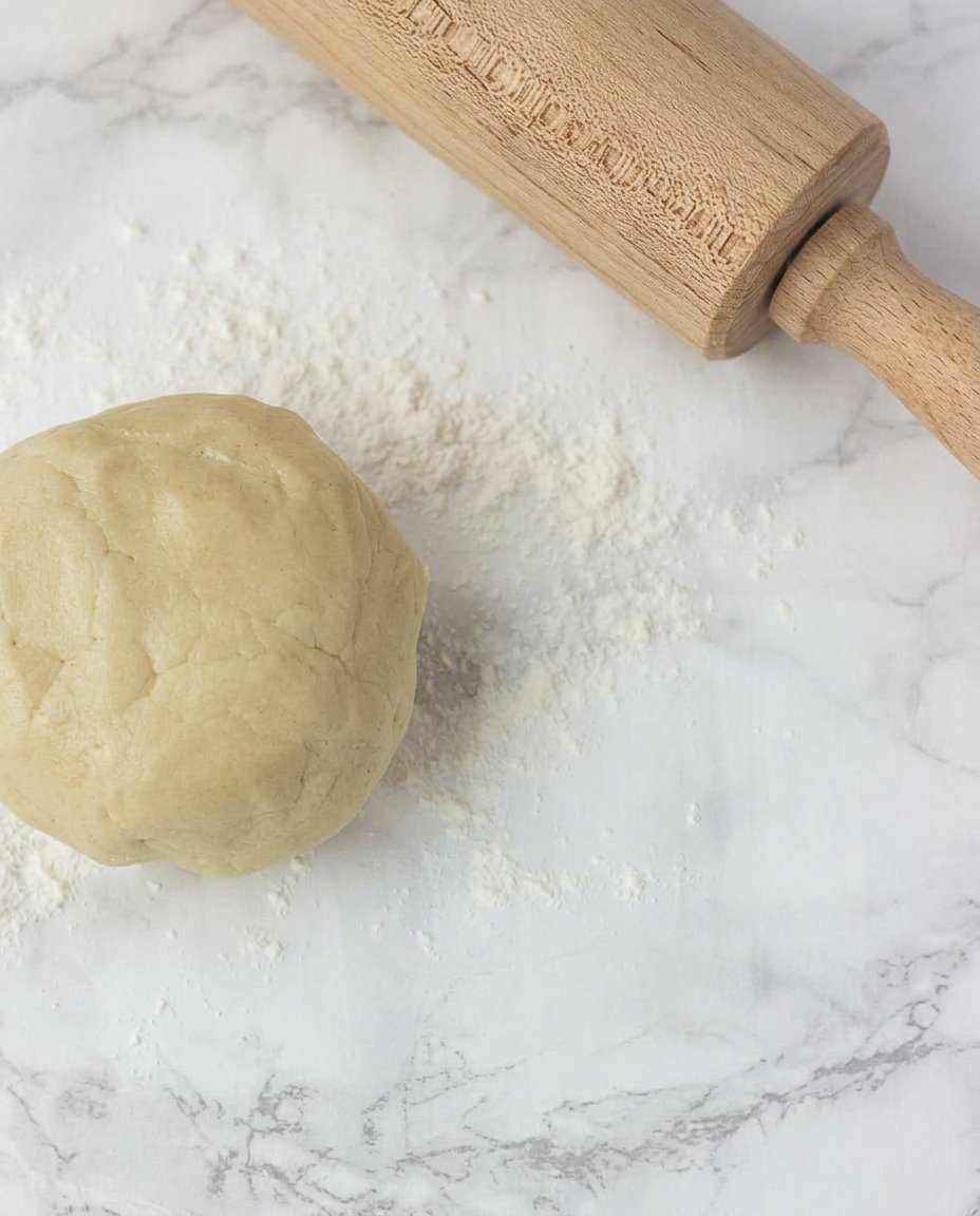 Ingredients for vegan sugar cookies including vegan butter and flour